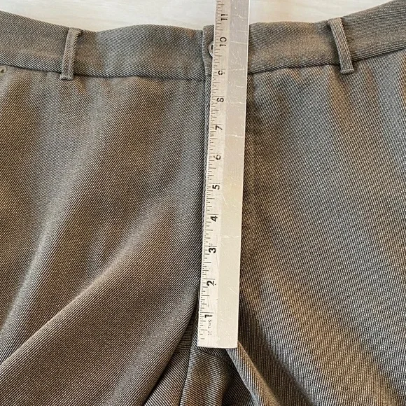 Armani Collezioni Wool Blend Brown Tan Trousers Pants Luxury Designer Minimalist - Picture 11 of 16